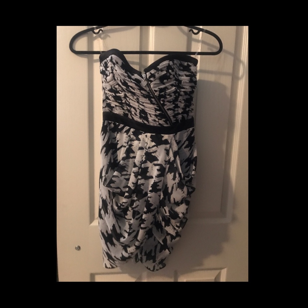 Lipsy Asymmetric Zip Drape Dress